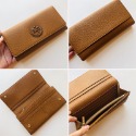 詩詩精品 Tory Burch 皮夾 荔枝紋真皮卡夾 tb長夾 錢包 零錢夾 零錢包 按扣長夾 手拿包 信用卡夾-規格圖10