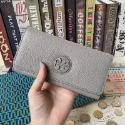詩詩精品 Tory Burch 皮夾 荔枝紋真皮卡夾 tb長夾 錢包 零錢夾 零錢包 按扣長夾 手拿包 信用卡夾-規格圖10
