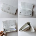 詩詩精品 Tory Burch 皮夾 荔枝紋真皮卡夾 tb長夾 錢包 零錢夾 零錢包 按扣長夾 手拿包 信用卡夾-規格圖10