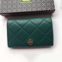 詩詩精品 Tory Burch 皮夾 中夾 時尚百搭 錢包 錢夾 零錢包 短夾 真皮格菱 證件夾 女生大鈔夾 按扣皮夾-規格圖11