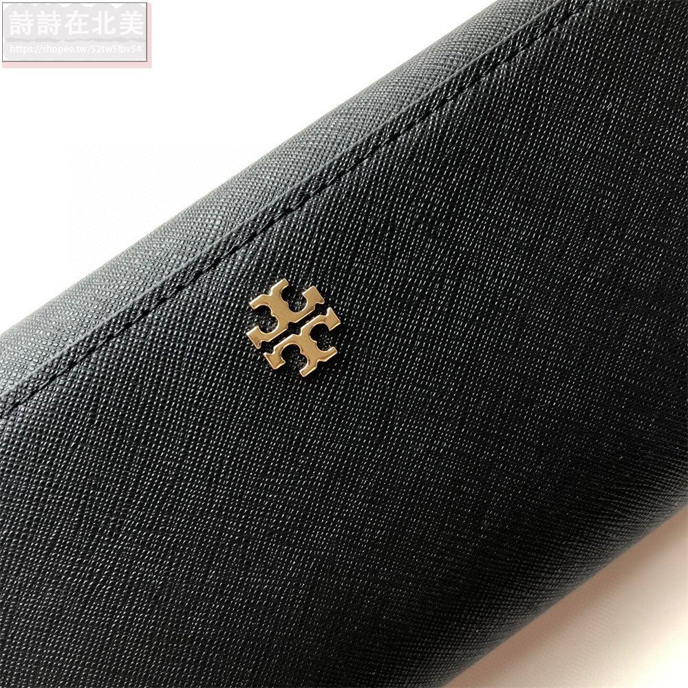 詩詩精品 Tory Burch 皮夾 長夾 錢夾 零錢夾 大鈔夾 暗釦夾 零錢包 證件夾 十字紋防刮長夾 卡片夾 手拿包-細節圖4