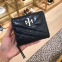 詩詩精品 Tory Burch 皮夾 錢包 小羊皮按扣短夾 零錢包 手拿包 卡包 時尚百搭 千元鈔票夾 多卡位零錢夾-規格圖11