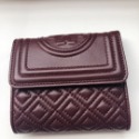 詩詩精品 Tory Burch 皮夾 零錢包 小羊皮菱格錢夾 短夾 零錢夾 暗釦卡夾 錢包 拉鏈長夾 多功能信用卡夾-規格圖11