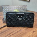 詩詩精品 Tory Burch 皮夾 零錢包 小羊皮菱格錢夾 短夾 零錢夾 暗釦卡夾 錢包 拉鏈長夾 多功能信用卡夾-規格圖11