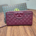 詩詩精品 Tory Burch 皮夾 零錢包 小羊皮菱格錢夾 短夾 零錢夾 暗釦卡夾 錢包 拉鏈長夾 多功能信用卡夾-規格圖11