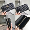 詩詩精品 Tory Burch 皮夾 長夾 小羊皮斜紋錢夾 零錢夾 拉鍊長夾 零錢包 多功能信用卡夾 手拿包 鈔票夾-規格圖9