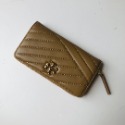 詩詩精品 Tory Burch 皮夾 長夾 小羊皮斜紋錢夾 零錢夾 拉鍊長夾 零錢包 多功能信用卡夾 手拿包 鈔票夾-規格圖9