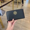 詩詩精品 Tory Burch 皮夾 長夾 錢包 時尚百搭 荔枝紋牛皮大logo零錢包 tb長夾 手拿包 證件夾 拉鏈夾-規格圖11