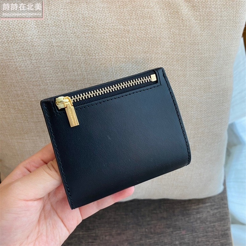 詩詩精品 Tory Burch 皮夾 LEE真皮防刮短夾 鈔票夾 多功能信用卡夾 錢包 時尚百搭 零錢夾 手拿包 證件夾-細節圖3