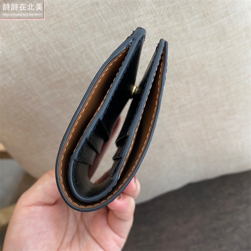 詩詩精品 Tory Burch 皮夾 LEE真皮防刮短夾 鈔票夾 多功能信用卡夾 錢包 時尚百搭 零錢夾 手拿包 證件夾-細節圖6