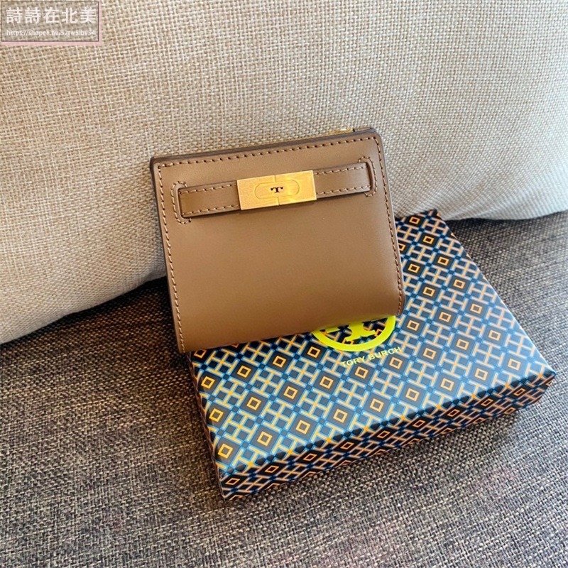 詩詩精品 Tory Burch 皮夾 LEE真皮防刮短夾 鈔票夾 多功能信用卡夾 錢包 時尚百搭 零錢夾 手拿包 證件夾-細節圖7
