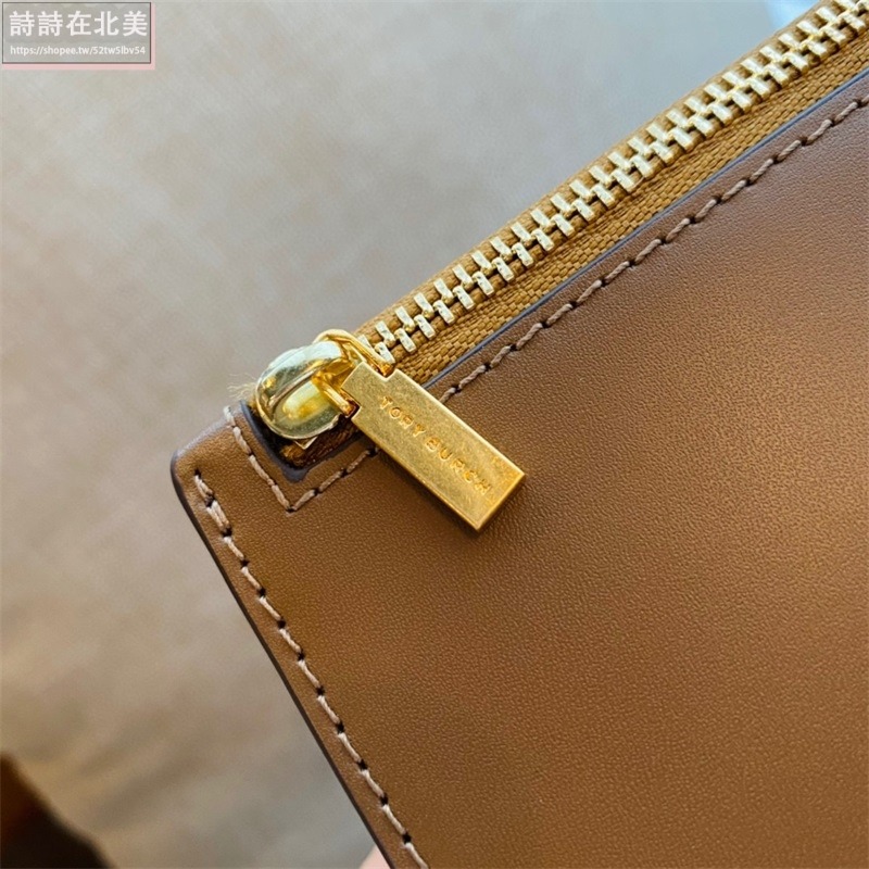 詩詩精品 Tory Burch 皮夾 LEE真皮防刮短夾 鈔票夾 多功能信用卡夾 錢包 時尚百搭 零錢夾 手拿包 證件夾-細節圖9