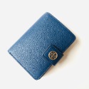 詩詩精品 Tory Burch 皮夾 中夾  鈔票夾 十字紋防刮中夾 鈔票夾 暗釦對折錢夾 多卡位信用卡夾 手拿包-規格圖11