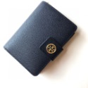 詩詩精品 Tory Burch 皮夾 中夾  鈔票夾 十字紋防刮中夾 鈔票夾 暗釦對折錢夾 多卡位信用卡夾 手拿包-規格圖11