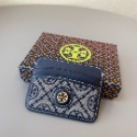 詩詩精品 Tory Burch 卡包 手拿包 卡片夾 名片夾 證件夾 信用卡夾 提花拼布材質卡包 零錢夾 卡夾 零錢包-規格圖9