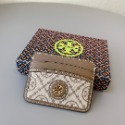 詩詩精品 Tory Burch 卡包 手拿包 卡片夾 名片夾 證件夾 信用卡夾 提花拼布材質卡包 零錢夾 卡夾 零錢包-規格圖9