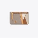 詩詩精品 Tory Burch 卡夾 零錢包 名片夾 證件夾 卡片夾 鈔票夾 拉鏈卡夾 牛皮材質拼色卡包 信用卡夾-規格圖11