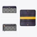 詩詩精品 Tory Burch 皮夾 長夾 手拿包 雙色可選 零錢包 鈔票夾 tb長夾 經典提花拼布設計 錢夾 拉鍊長夾-規格圖6