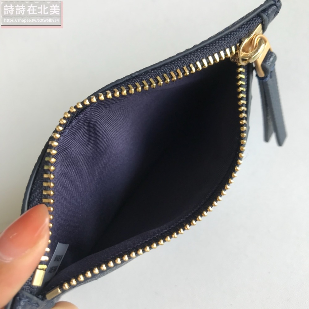 詩詩精品 Tory Burch 皮夾 卡夾 卡包 證件夾 時尚百搭 荔枝紋真皮卡夾 零錢夾 拉鏈袋 卡片夾 名片夾-細節圖6