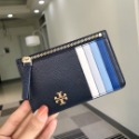 詩詩精品 Tory Burch 皮夾 卡夾 卡包 證件夾 時尚百搭 荔枝紋真皮卡夾 零錢夾 拉鏈袋 卡片夾 名片夾-規格圖11