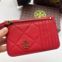 詩詩精品 Tory Burch 皮夾 卡片夾 證件夾 零錢包 手拿包 拉鏈卡夾 錢包 信用卡夾 名片夾 真皮菱格卡包-規格圖11