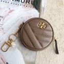 詩詩精品 Tory Burch 皮夾 錢夾 零錢包 kira chevron 小羊皮菱格鑰匙掛飾 手拿包 小圓包-規格圖11