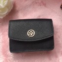 詩詩精品 Tory Burch 皮夾 零錢夾 真皮防刮短夾 錢夾 暗釦夾 短夾 多卡位零錢包十字紋防刮材質 三折短夾-規格圖11