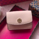詩詩精品 Tory Burch 皮夾 零錢夾 真皮防刮短夾 錢夾 暗釦夾 短夾 多卡位零錢包十字紋防刮材質 三折短夾-規格圖11