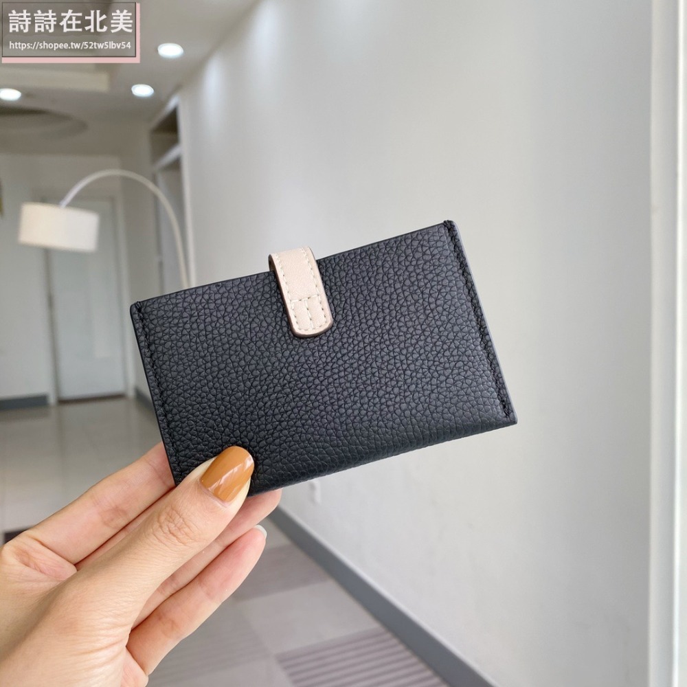 詩詩精品 Tory Burch 皮夾 鈔票夾 名片夾 證件夾 荔枝紋真皮卡夾 錢包 手拿包 零錢包 信用卡包 短夾-細節圖3