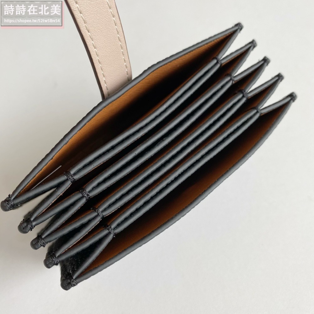 詩詩精品 Tory Burch 皮夾 鈔票夾 名片夾 證件夾 荔枝紋真皮卡夾 錢包 手拿包 零錢包 信用卡包 短夾-細節圖4