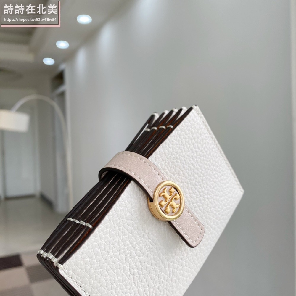 詩詩精品 Tory Burch 皮夾 鈔票夾 名片夾 證件夾 荔枝紋真皮卡夾 錢包 手拿包 零錢包 信用卡包 短夾-細節圖6