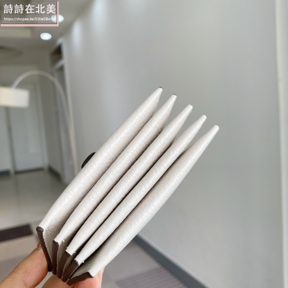 詩詩精品 Tory Burch 皮夾 鈔票夾 名片夾 證件夾 荔枝紋真皮卡夾 錢包 手拿包 零錢包 信用卡包 短夾-細節圖7