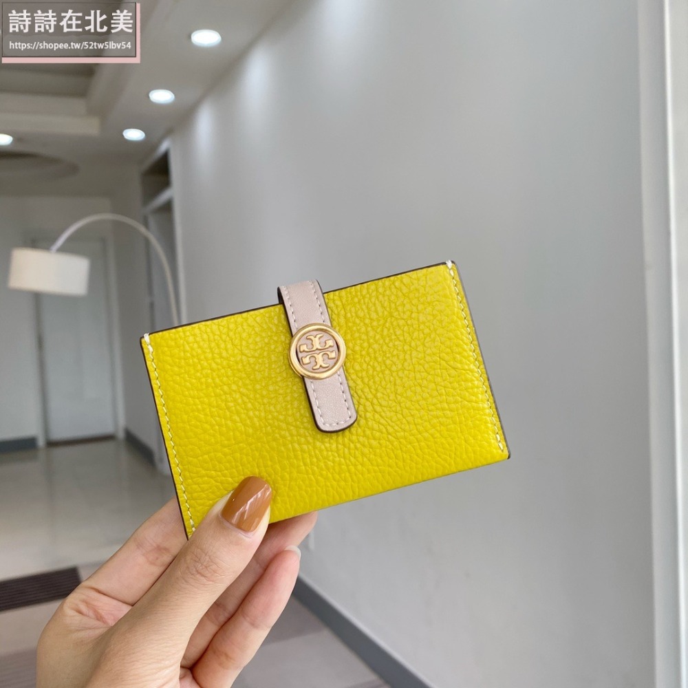 詩詩精品 Tory Burch 皮夾 鈔票夾 名片夾 證件夾 荔枝紋真皮卡夾 錢包 手拿包 零錢包 信用卡包 短夾-細節圖8