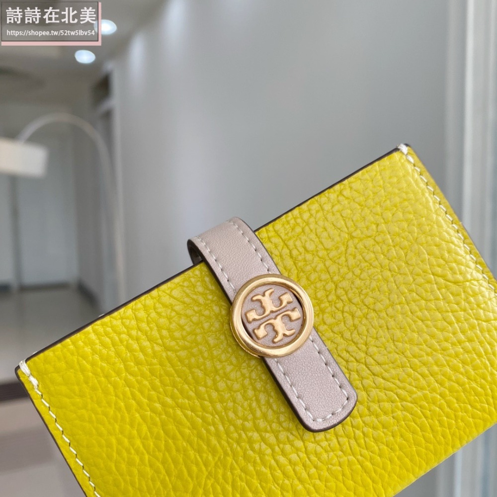 詩詩精品 Tory Burch 皮夾 鈔票夾 名片夾 證件夾 荔枝紋真皮卡夾 錢包 手拿包 零錢包 信用卡包 短夾-細節圖10