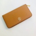 詩詩精品 Tory Burch 皮夾 長夾 時尚百搭錢包 錢夾 零錢包 tb錢包 十字紋防刮真皮手拿包 證件夾 拉鏈卡包-規格圖11