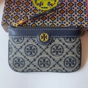 詩詩精品 Tory Burch 皮夾 卡夾 錢包 卡片夾 證件夾 零錢包 名片夾 信用卡夾 卡夾包 帆布拼牛皮鑰匙包-規格圖11
