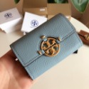 詩詩精品 Tory Burch 皮夾 零錢夾 時尚百搭 卡夾 荔枝紋真皮錢夾 短夾 鈔票夾 信用卡夾 錢包 手拿包-規格圖11