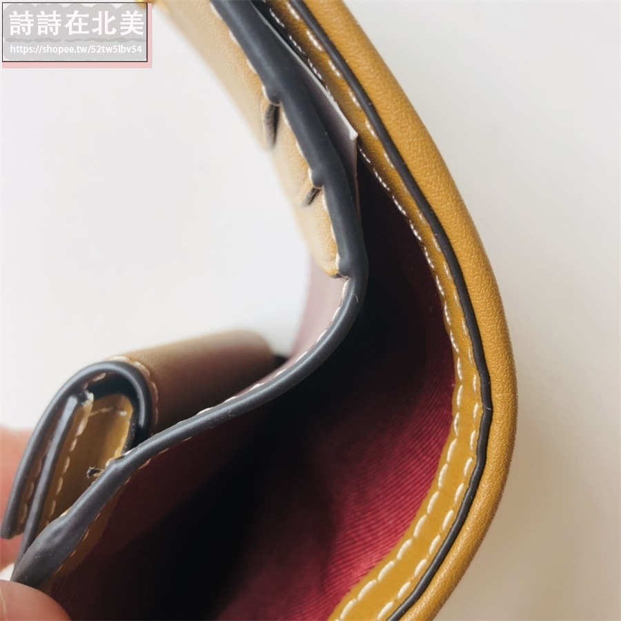 詩詩精品 Tory Burch 皮夾 短夾 零錢包 名片夾 經典提花布設計 雙色可選 多功能皮夾 老花拼布手拿包-細節圖8