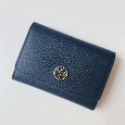詩詩精品 Tory Burch 皮夾 中夾 零錢包 三折釦式錢夾 錢包 十字紋防刮卡夾 大容量鈔票夾 證件夾-規格圖11