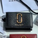 詩詩精品店 Marc Jacobs 皮夾 短夾 荔枝紋真皮卡夾 零錢夾 多卡位名片夾 零錢包 鑰匙包 信用卡夾 卡包-規格圖11