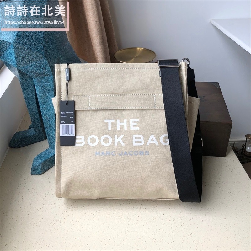 詩詩精品店 Marc Jacobs 包包 斜挎包 THE 帆布包 單肩包 布包 側背包 斜背包 大容量肩背包 背帶可調節-細節圖5