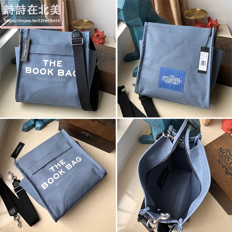 詩詩精品店 Marc Jacobs 包包 斜挎包 THE 帆布包 單肩包 布包 側背包 斜背包 大容量肩背包 背帶可調節-細節圖10