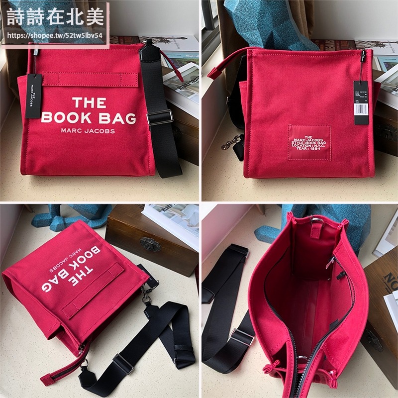 詩詩精品店 Marc Jacobs 包包 斜挎包 THE 帆布包 單肩包 布包 側背包 斜背包 大容量肩背包 背帶可調節-細節圖11