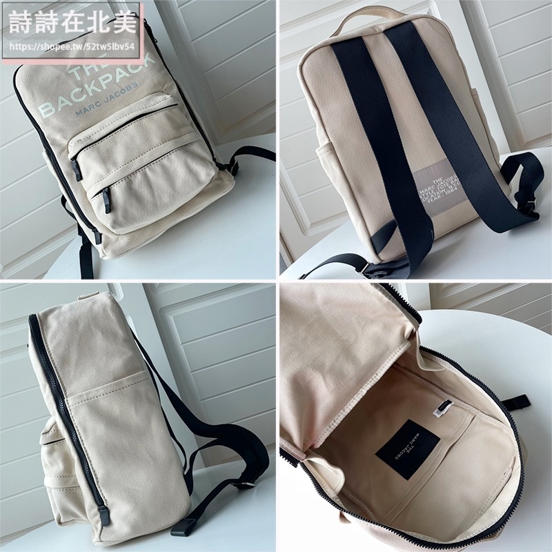 詩詩精品店 Marc Jacobs 包包 後背包 時尚百搭 手提包 THE 帆布包 雙肩包 大容量書包 肩背包 旅行包-細節圖9
