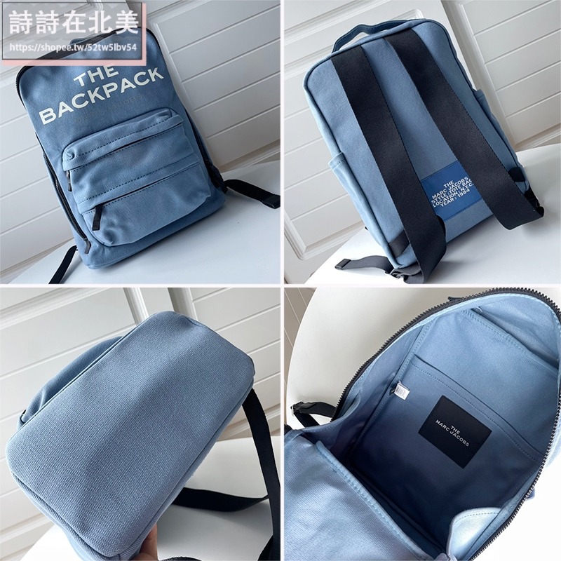 詩詩精品店 Marc Jacobs 包包 後背包 時尚百搭 手提包 THE 帆布包 雙肩包 大容量書包 肩背包 旅行包-細節圖10