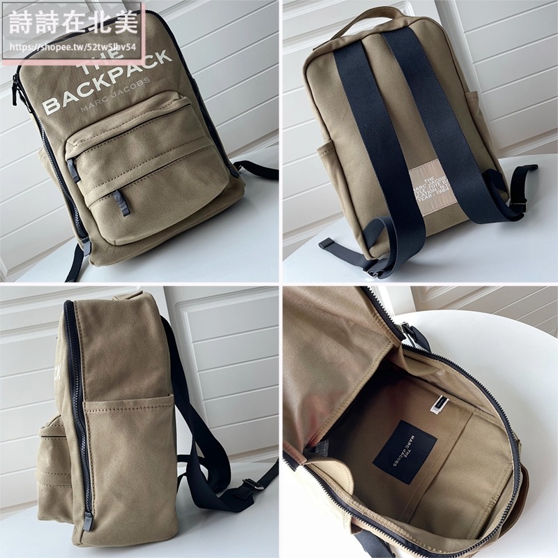 詩詩精品店 Marc Jacobs 包包 後背包 時尚百搭 手提包 THE 帆布包 雙肩包 大容量書包 肩背包 旅行包-細節圖11
