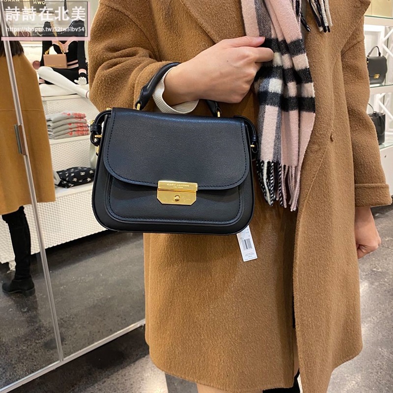 詩詩精品店 Marc Jacobs 包包 馬鞍包 斜挎包 十字紋防刮側背包 單肩包 肩背包 斜背包 手提包 手腕包-細節圖11