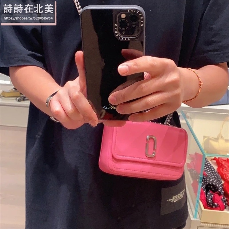 詩詩精品店 Marc Jacobs 包包 鏈條包 肩背包 晚宴包 翻蓋鏈條包 斜挎包 側背包 翻蓋包 斜背包 單肩包-細節圖2