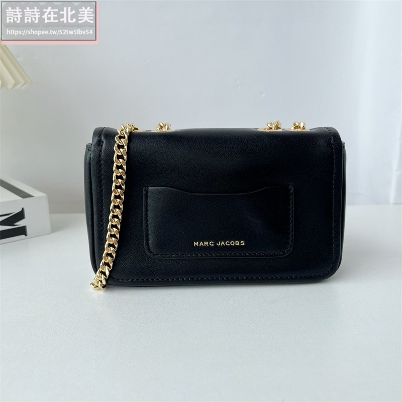 詩詩精品店 Marc Jacobs 包包 鏈條包 肩背包 晚宴包 翻蓋鏈條包 斜挎包 側背包 翻蓋包 斜背包 單肩包-細節圖5