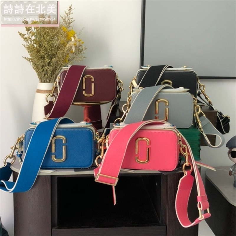 詩詩精品店 Marc Jacobs 包包 相機包 單肩包 手提包 肩背包 mj相機包 斜挎包 十字紋防刮側背包 手機包-細節圖2